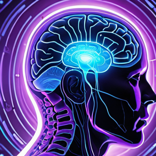 Home 16 **Prompt:** A futuristic, translucent neuromorphic chip glowing with intricate, brain-like patterns, seamlessly integrating processing and memory. Abstract light trails represent parallel data flow, emerging from an ethereal, stylized human brain silhouette. Sci-fi, high-tech, concept art, ultra-detailed, vibrant blue and purple hues, reflecting innovation and a paradigm shift in computing.