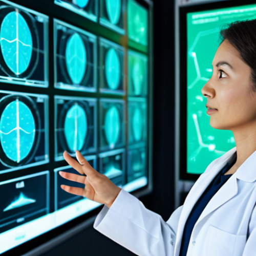 Home 15 A professional female AI researcher, fully clothed in a modest lab coat, stands in a modern, brightly lit research laboratory. She is looking at a complex holographic projection of a neural network learning process, which glows with soft blue and green light, illustrating an agent's policy development. The background features sleek digital screens displaying data and abstract reinforcement learning diagrams. The scene conveys intelligence, discovery, and a sense of calm professionalism. Perfect anatomy, correct proportions, natural pose, well-formed hands, proper finger count, natural body proportions. Safe for work, appropriate content, fully clothed, professional, family-friendly.