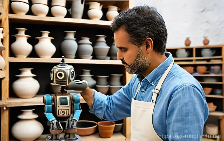 로봇 센서 종류 - **Prompt: Futuristic City Delivery Robot in Barcelona**
    "A sleek, advanced delivery robot with s...