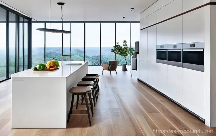 로봇과 사물인터넷  IoT - **Prompt 1: Peaceful Smart Morning Routine**
    "A tranquil and modern bedroom scene bathed in soft...